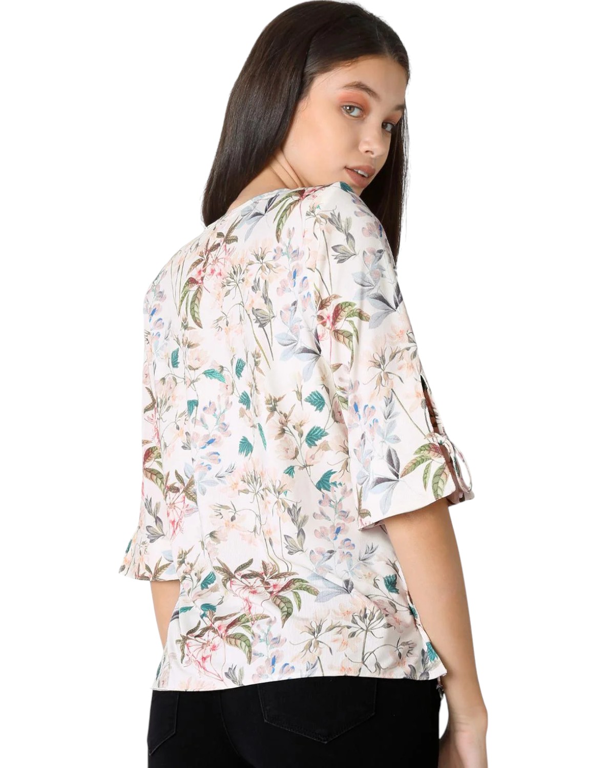 Blusa Mujer Crema
