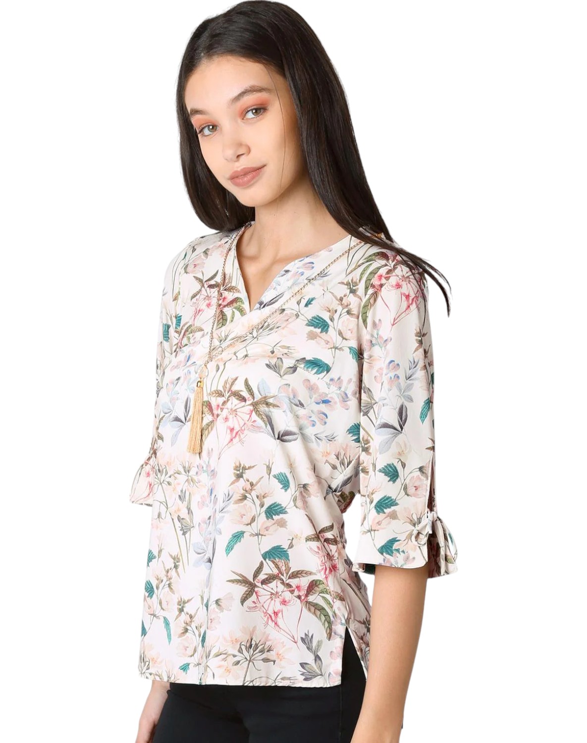 Blusa Mujer Crema