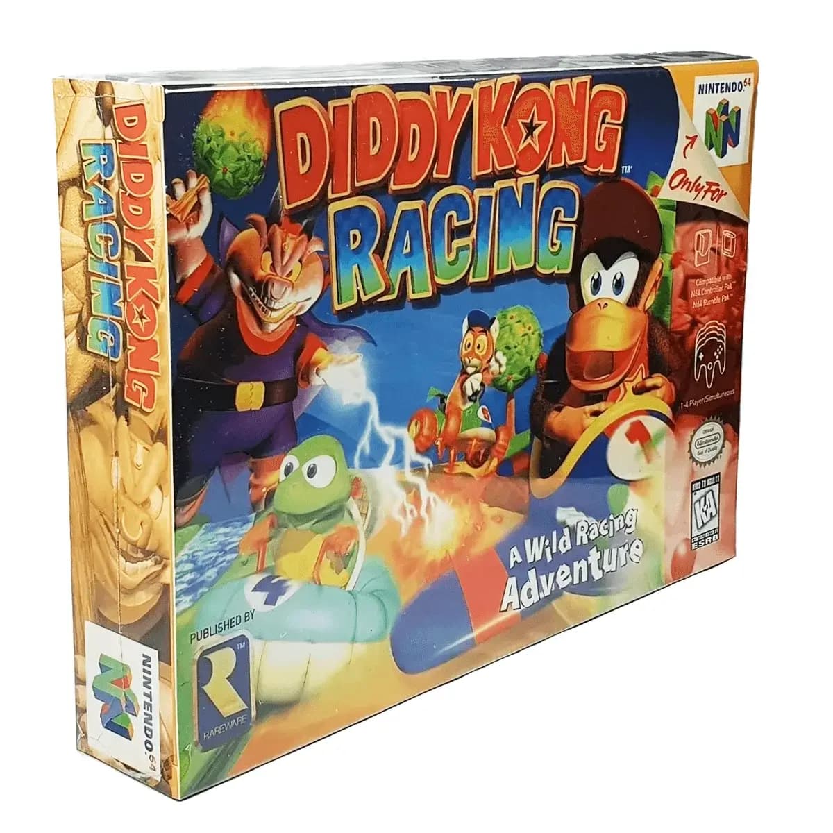 Diddy Kong Racing Físico En Caja Con Manual Nintendo 64