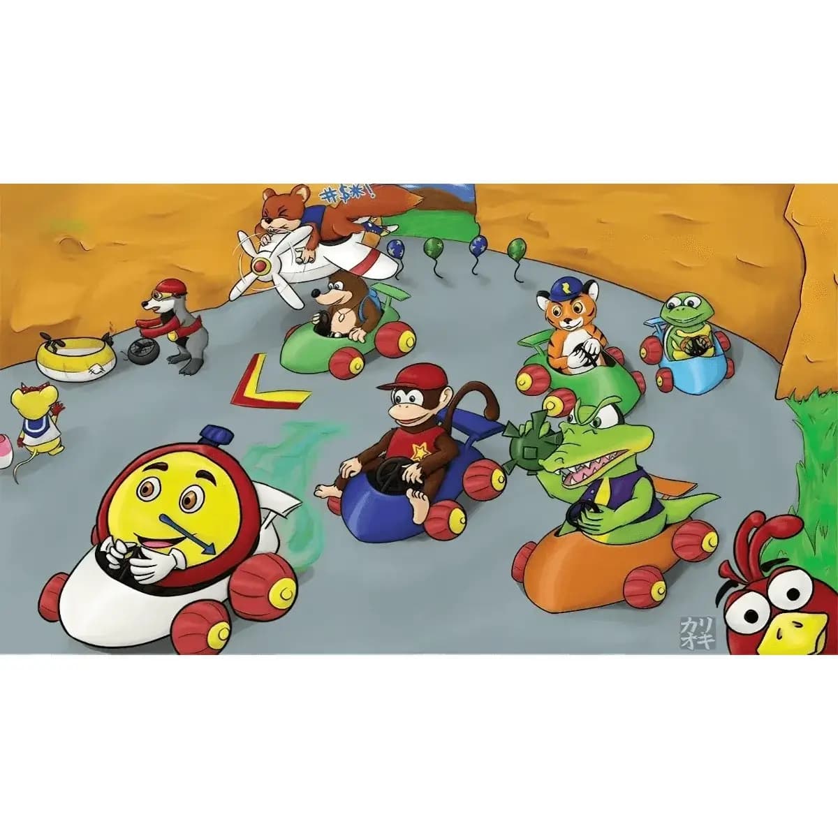 Diddy Kong Racing Físico En Caja Con Manual Nintendo 64