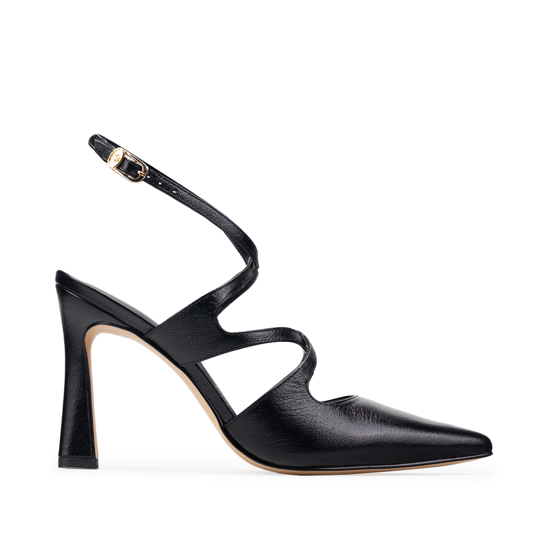 Zapatillas De Tacón Davenia De Piel Sandalia Para Dama Mod. Andrea