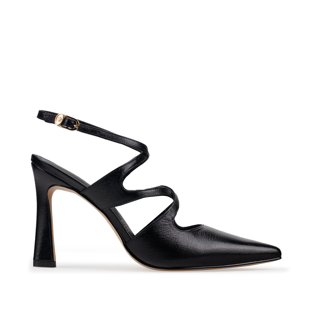 Zapatillas De Tacón Davenia De Piel Sandalia Para Dama Mod. Andrea