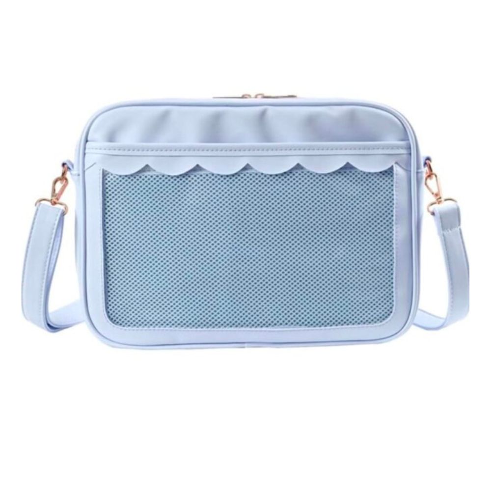 Bolsa Kawaii Dama Ita Bag Transparente Azul
