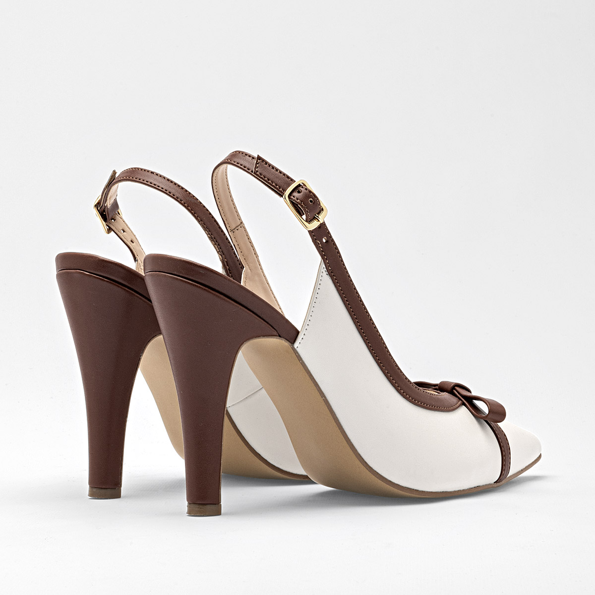 D'CRISTIAN 507 ZAPATILLA MUJER CASUAL TACON 10 CM COLOR LATTE