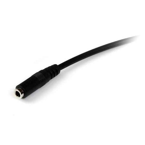StarTech.com CABLE 2M EXTENSOR AUDIFONOS 4 PINES HEADSET DIADEMA JACK 3.5MM.