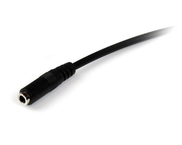 StarTech.com CABLE 2M EXTENSOR AUDIFONOS 4 PINES HEADSET DIADEMA JACK 3.5MM.