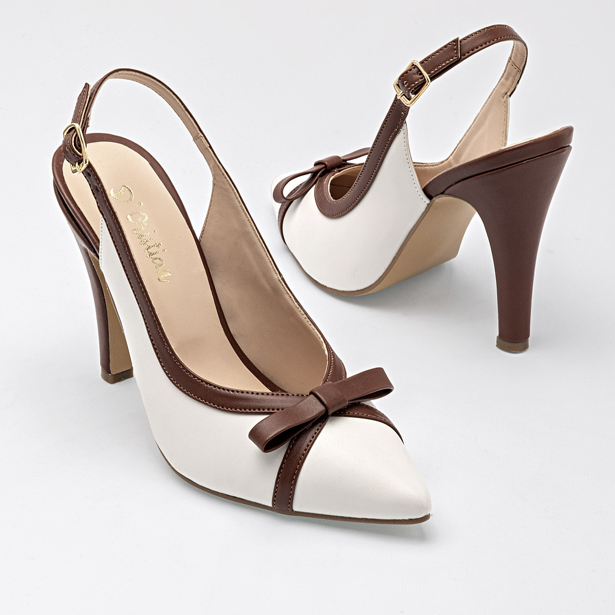 D'CRISTIAN 507 ZAPATILLA MUJER CASUAL TACON 10 CM COLOR LATTE