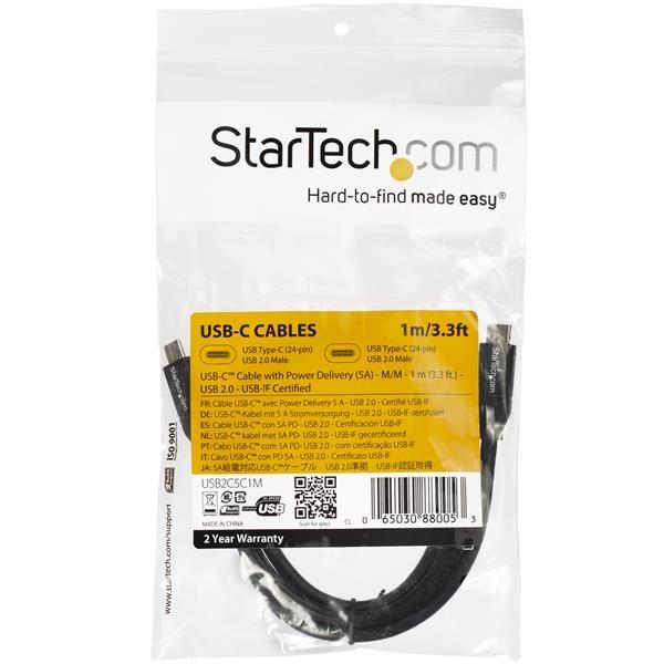 StarTech.com CABLE DE RED ETHERNET 5M CAT6 RJ45 SNAGLESS GIGABIT NEGRO