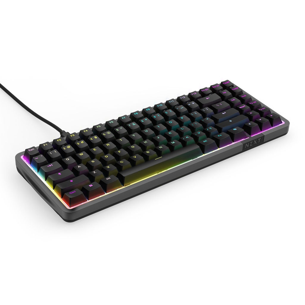 TECLADO NZXT FUNCTION ELITE MINITKL NEGRO SWITCH MAGNETICO RGB 75% KB-101NB-US