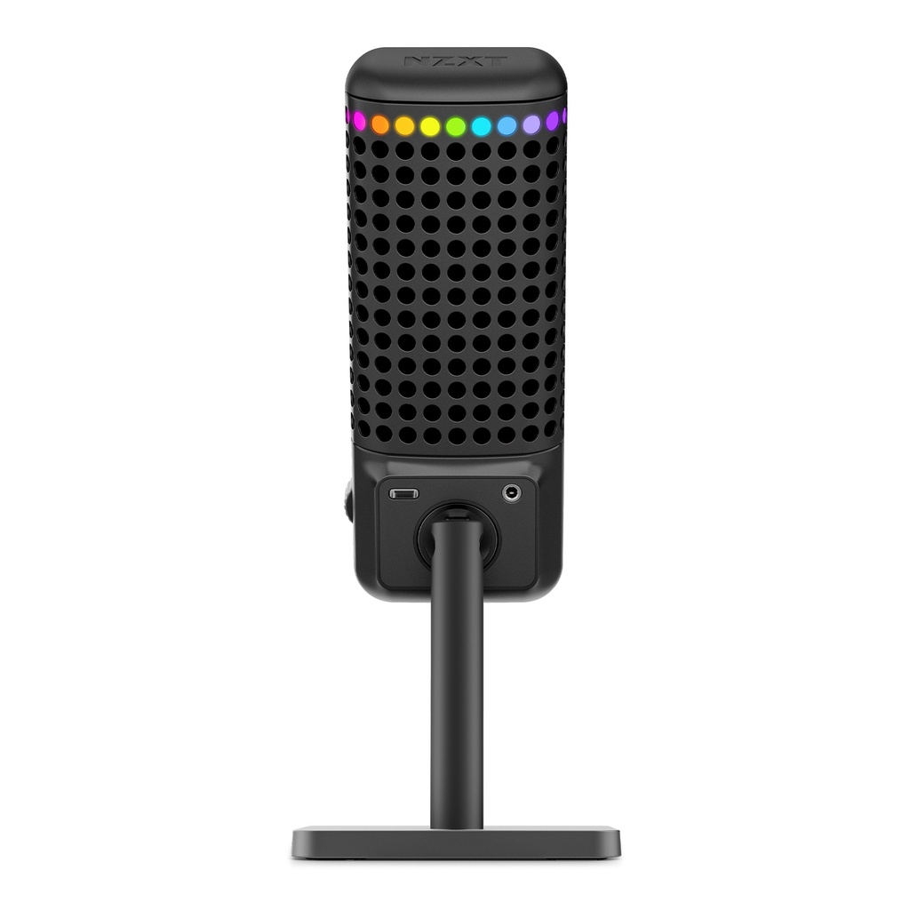 MICROFONO NZXT CAPSULE ELITE NEGRO CARDIOIDE CAPSULA 25MM SUPRECION DE RUIDOS RGB USB-C AP-PUMIC-B1