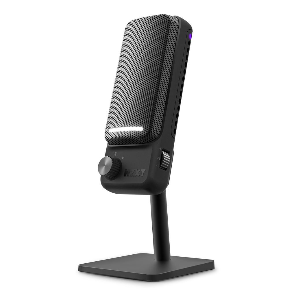 MICROFONO NZXT CAPSULE ELITE NEGRO CARDIOIDE CAPSULA 25MM SUPRECION DE RUIDOS RGB USB-C AP-PUMIC-B1