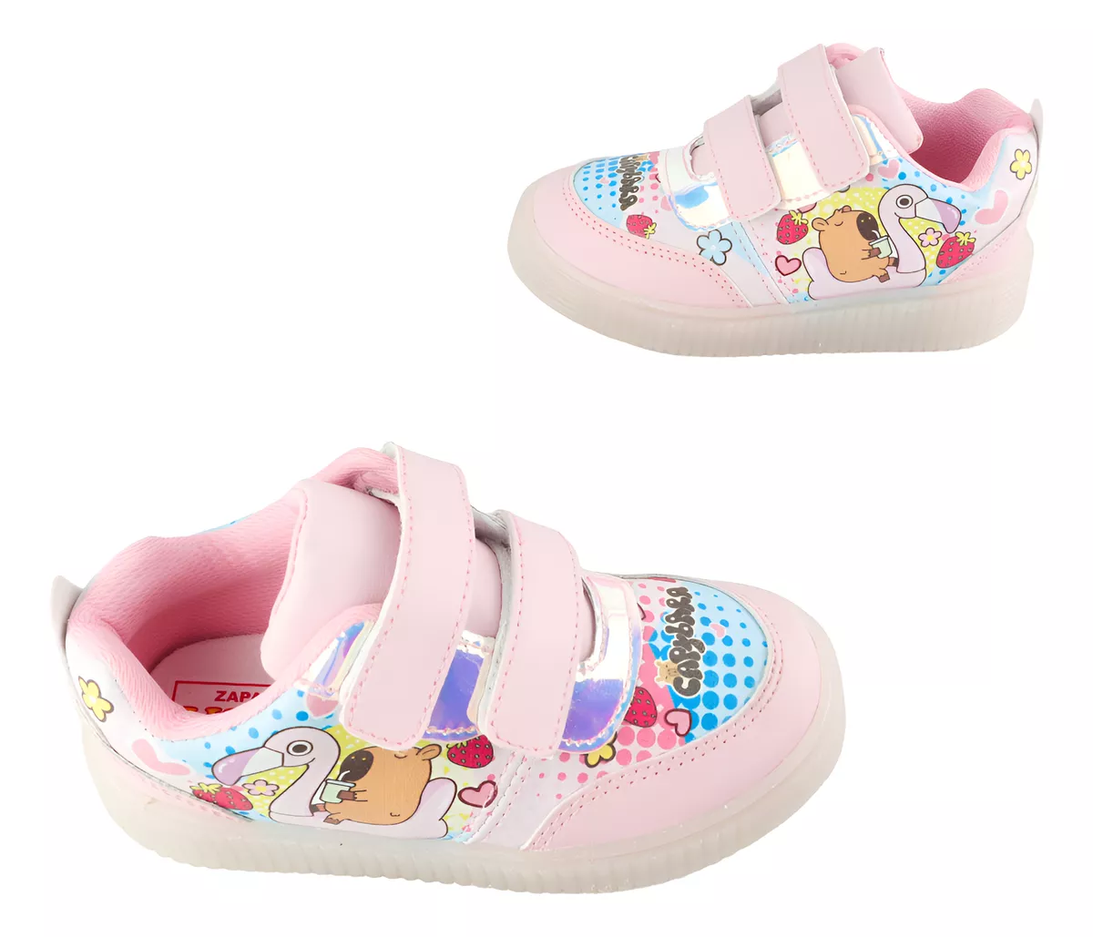 Tenis Capibara Carpicho Niña Moda Luces Leds Cómodos 780-RSC