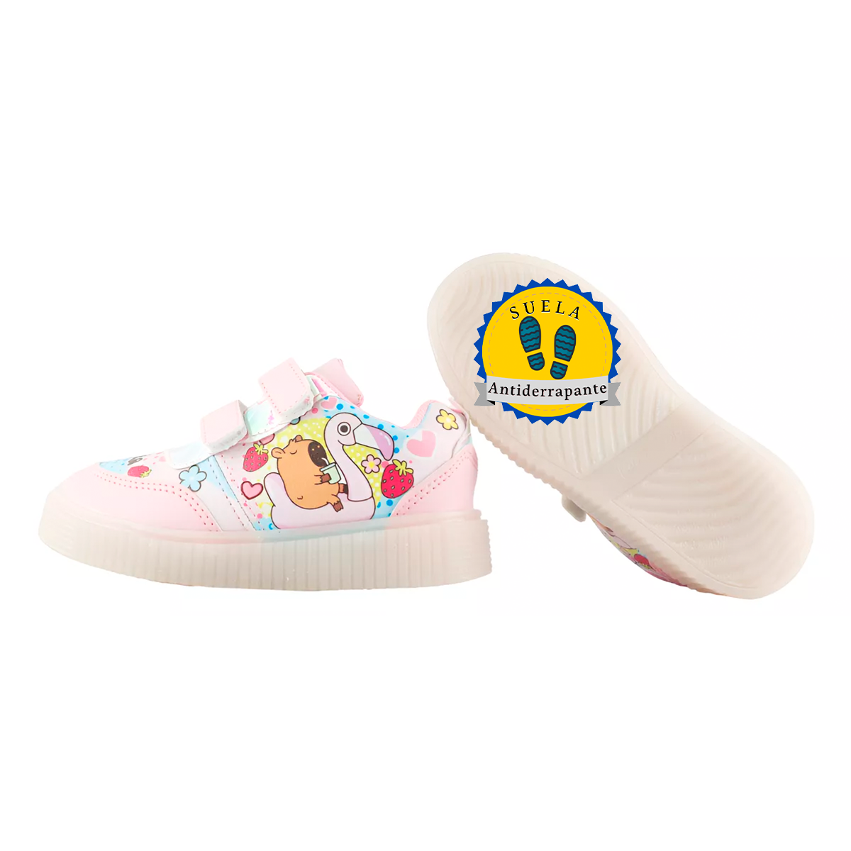 Tenis Capibara Carpicho Niña Moda Luces Leds Cómodos 780-RSC