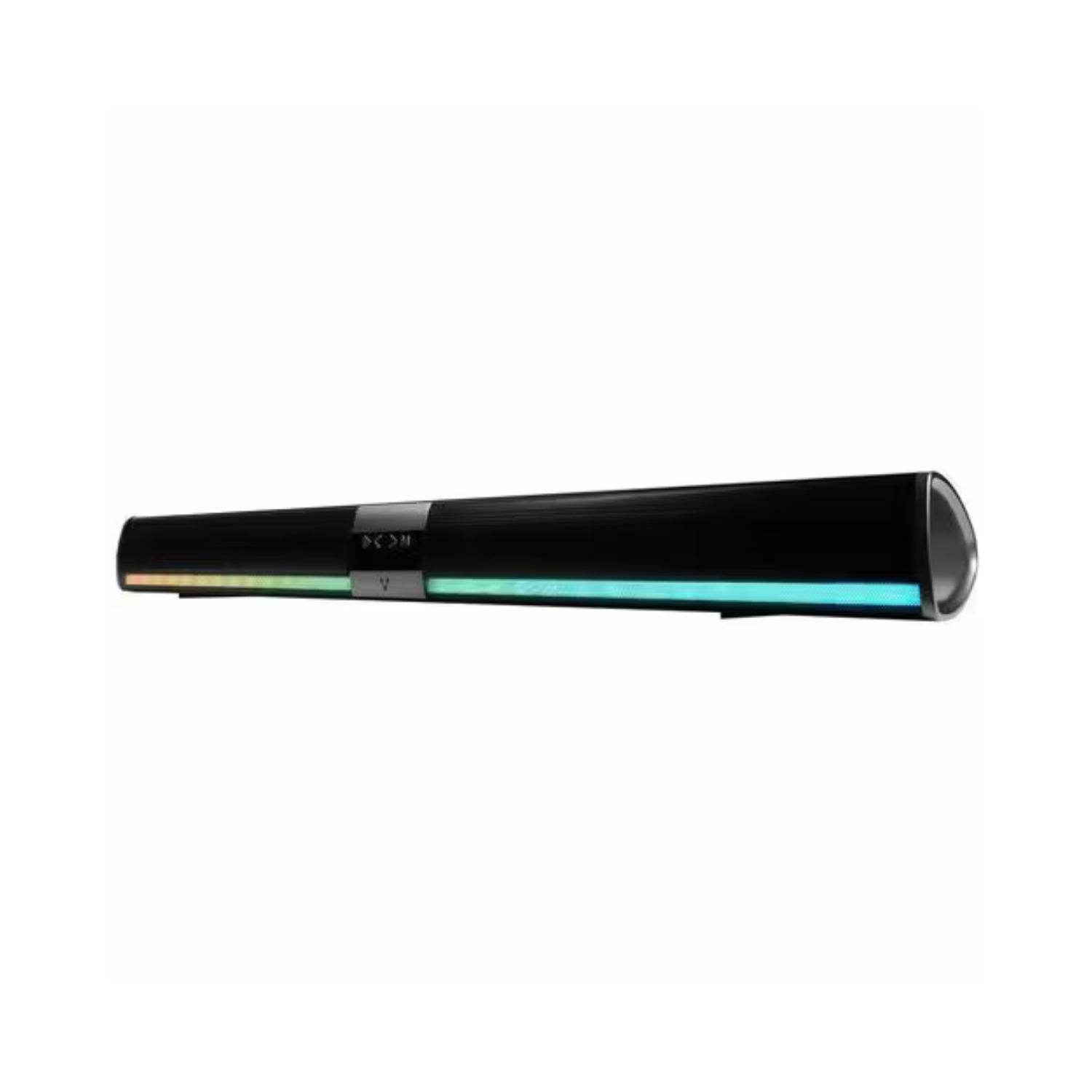 Barra de Sonido Vorago BSP-450: Bluetooth 5.0, 10W RMS, entradas USB, AUX, MicroSD hasta 32GB, radio FM, iluminación RGB