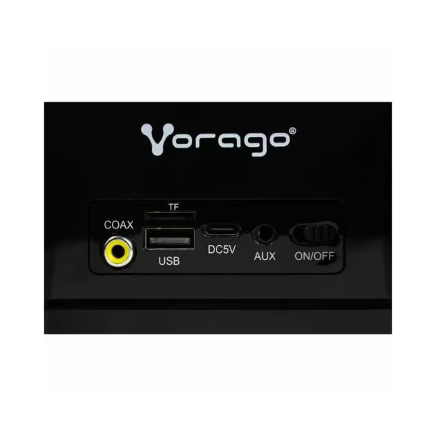 Barra de Sonido Vorago BSP-450: Bluetooth 5.0, 10W RMS, entradas USB, AUX, MicroSD hasta 32GB, radio FM, iluminación RGB