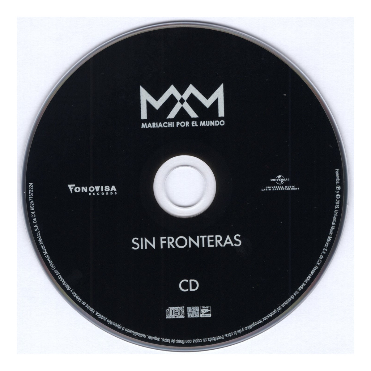 Mariachi Por El Mundo Sin Fronteras Disco Cd + Dvd