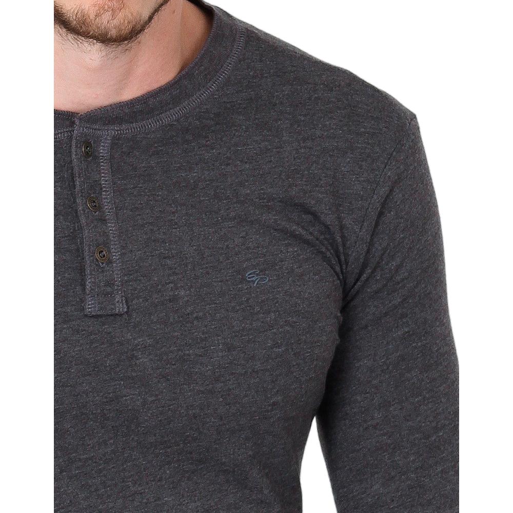 Playera Hombre Básico Camiseta Gris Silver Plate 60203624