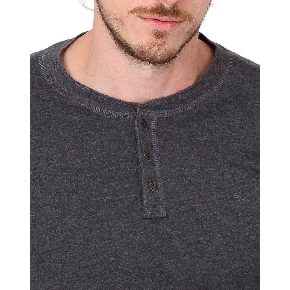Playera Hombre Básico Camiseta Gris Silver Plate 60203624