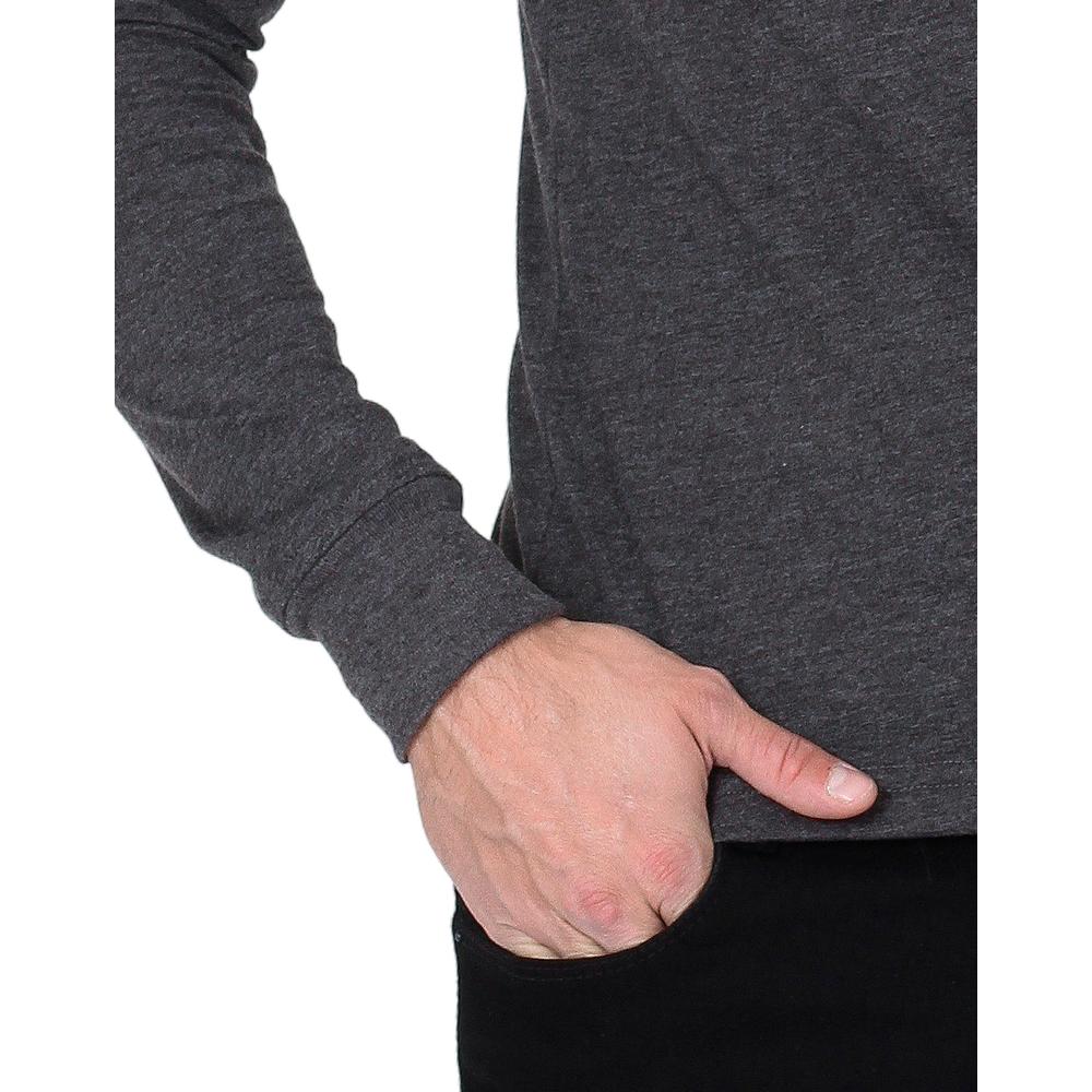 Playera Hombre Básico Camiseta Gris Silver Plate 60203624