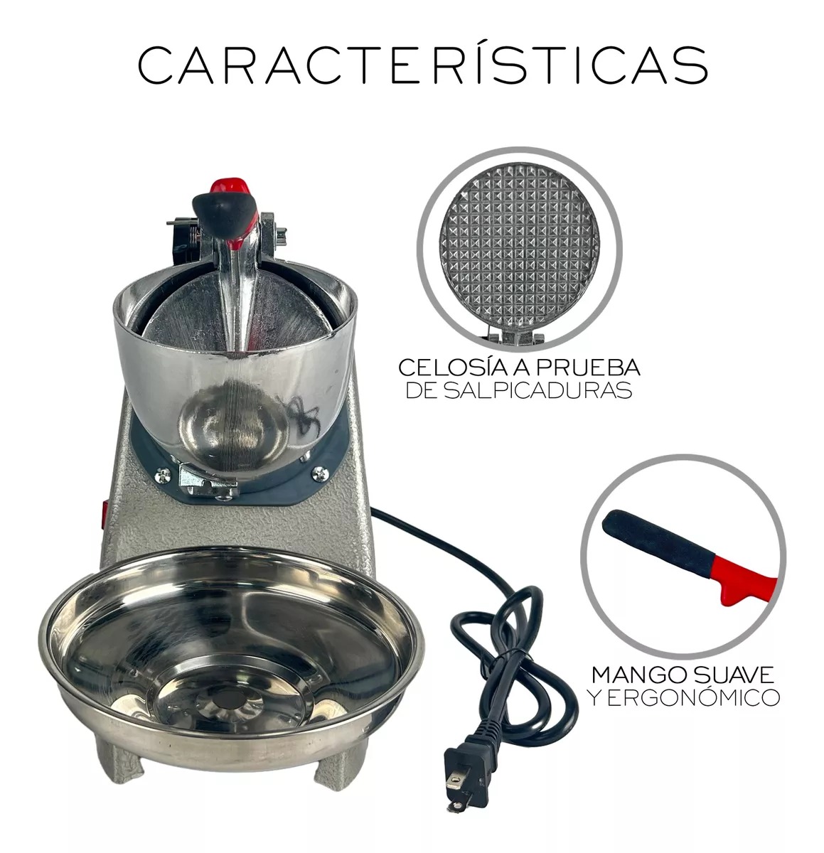Maquina Trituradora Hielo Raspados 300w Doble Cuchilla Nube