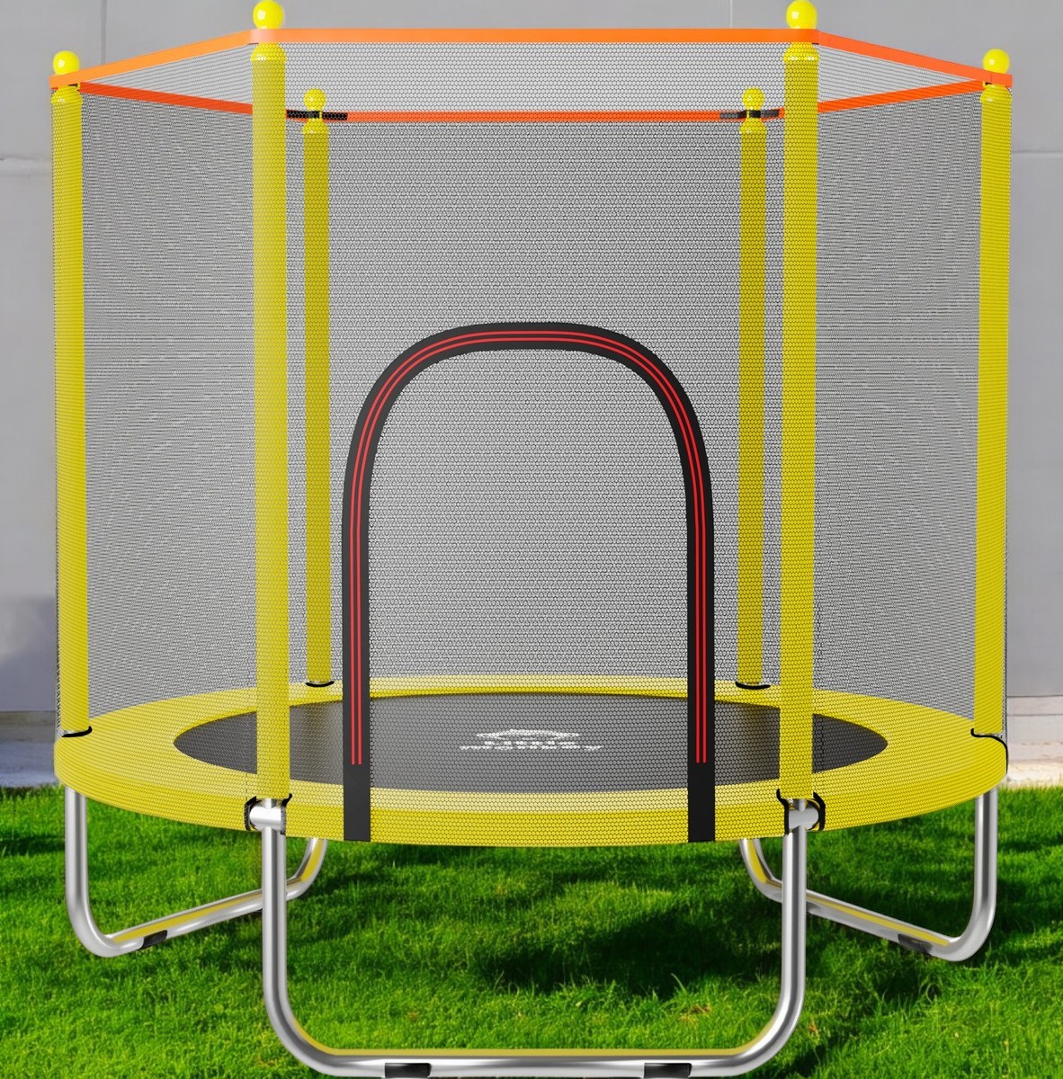 Trampolin Tumbling Niños Brincolin Infantil Red Seguridad Amarillo