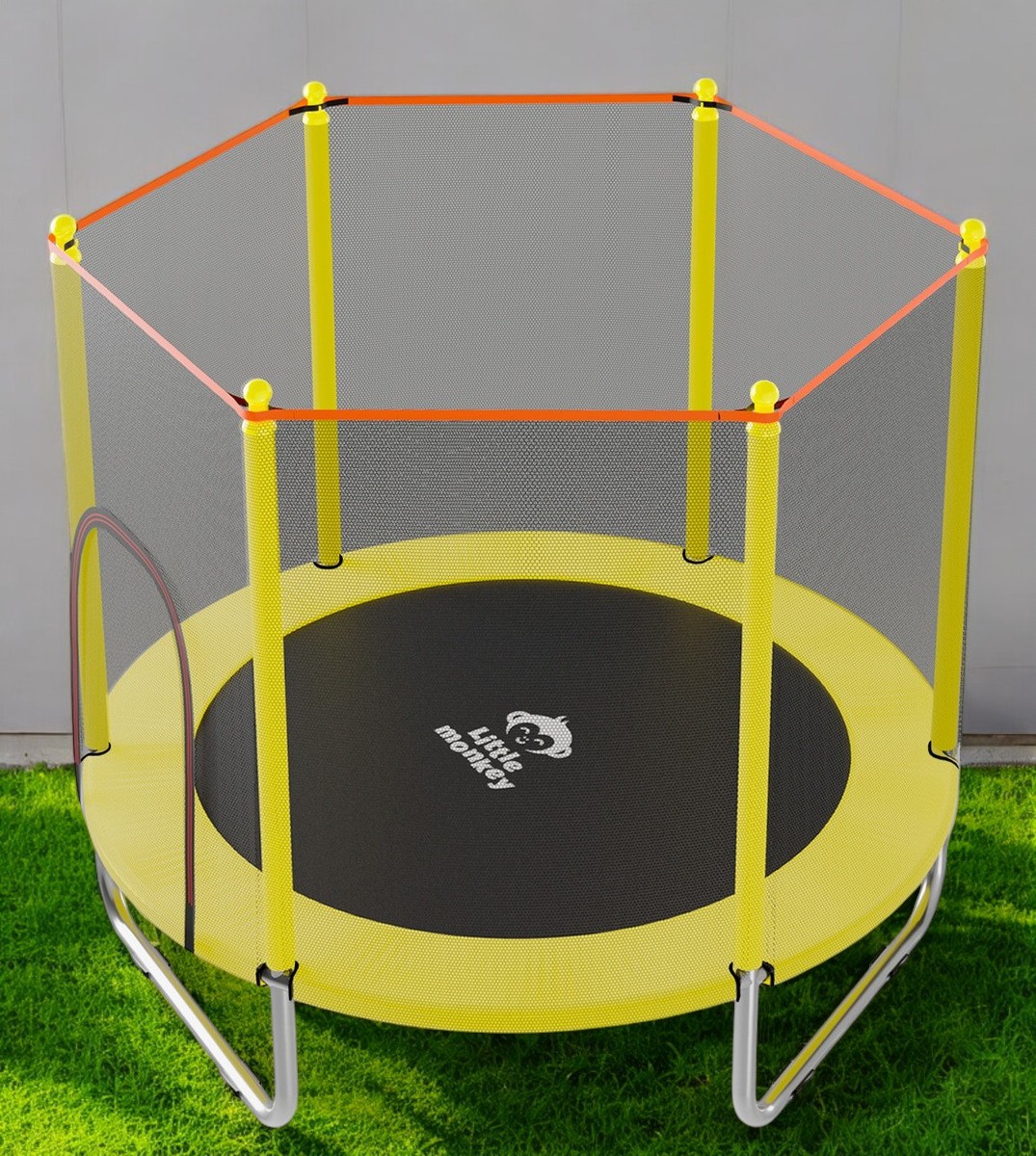 Trampolin Tumbling Niños Brincolin Infantil Red Seguridad Amarillo