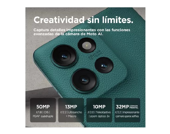 Motorola Edge 50 5G 512Gb 12Ram Color Verde Nuevo Libre