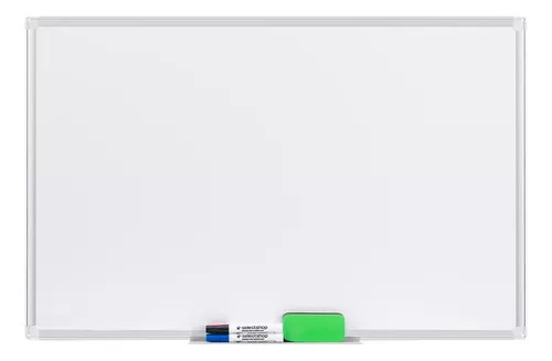 Pizarrón Blanco Magnético Pizarra 90x60cm Con 4 Marcadores