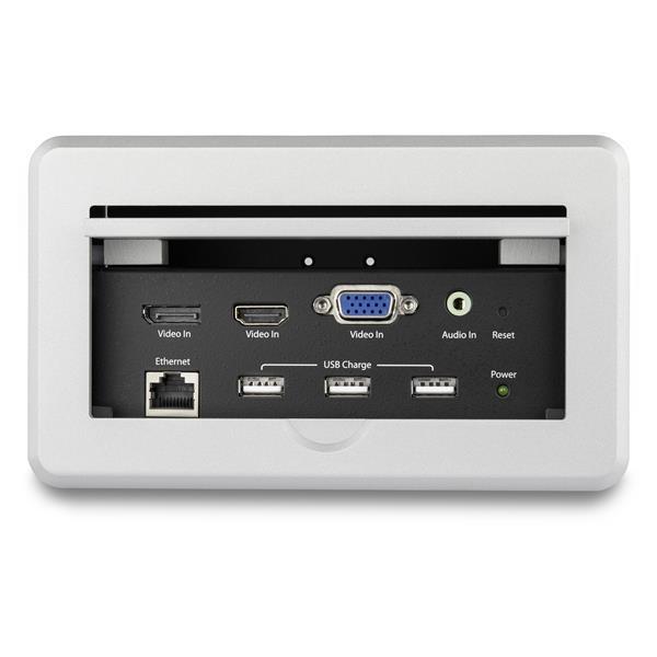 StarTech.com GABINETE DE CONECTIVIDAD AUDIO VIDEO PARA MESAS 4K