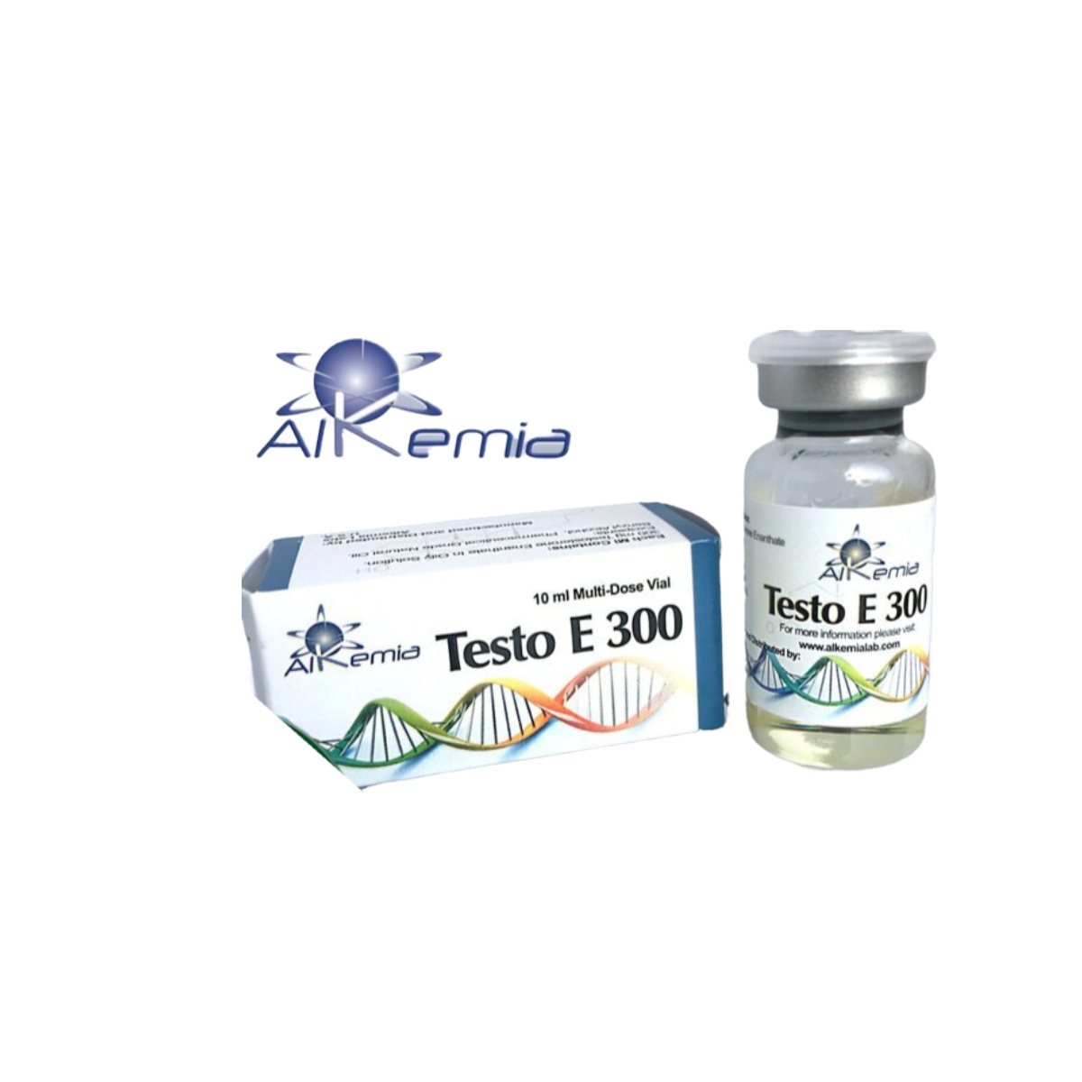 TESTO E 300 - Enantato de Testosterona - Inyectable - 300mg/ml 10ml - Alkemia - Masa sólida y fuerza prolongada con estabilidad hormonal
