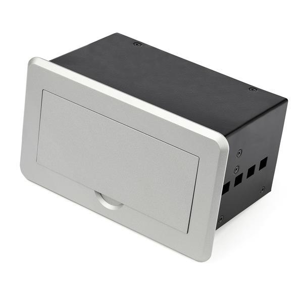 StarTech.com GABINETE DE CONECTIVIDAD AUDIO VIDEO PARA MESAS 4K