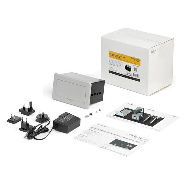 StarTech.com GABINETE DE CONECTIVIDAD AUDIO VIDEO PARA MESAS 4K