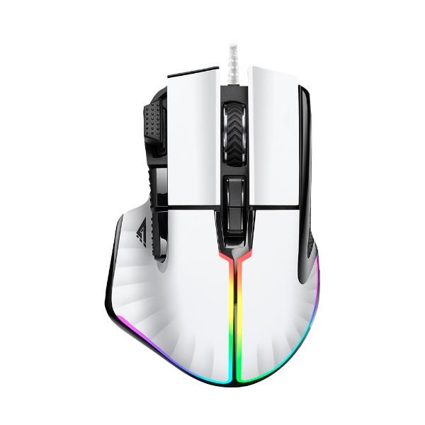 Game Factor MOUSE GAME FACTOR LASER, PIXART 3370, 19K DPI, 6+1 BOTONES RGB MOG602-