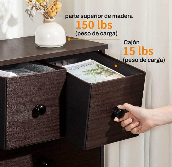 Comoda cajonera organizador para recamara oficina 