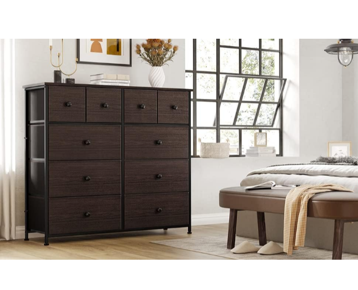 Mueble organizador con cajonera para recamara 