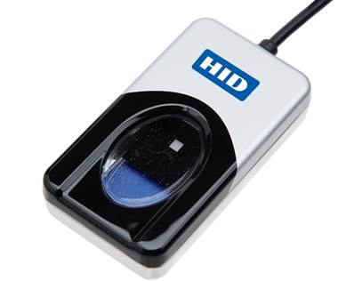 HID Lector de Huella Digital U.ARE.U 4500, USB 2.0, Gris/Negro. 