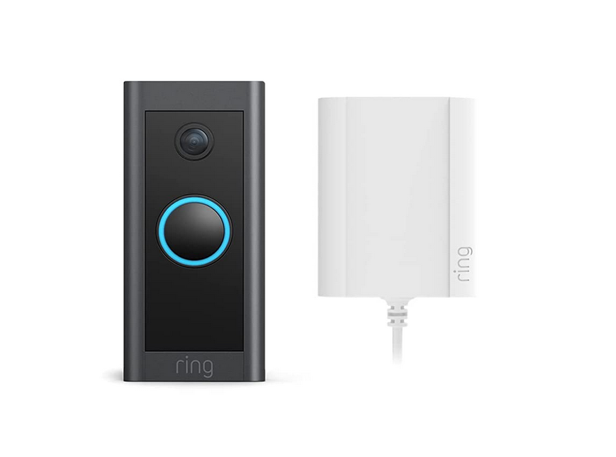 Ring Timbre Inteligente Video Doorbell, Inalámbrico, Negro. 