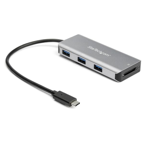 StarTech.com ADAPTADOR HUB USB-C DE 3 PUERT USB-A Y LECTOR DE SD - 10GBPS