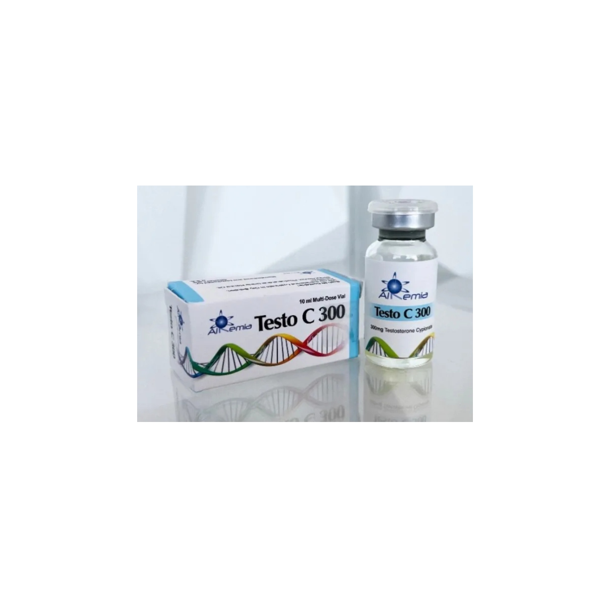 TESTO C 300 - Cipionato de Testosterona - Inyectable - 300mg/ml 10ml - Alkemia - Masa constante y fuerza prolongada con liberación sostenida