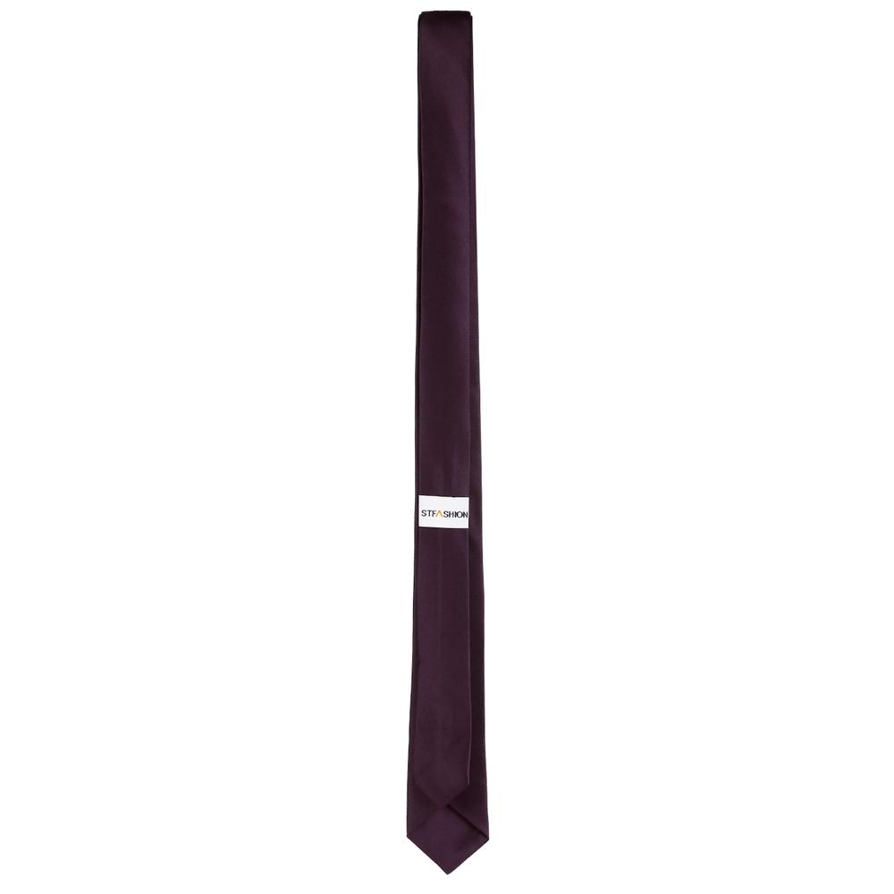 Corbata Hombre Slim Vino Stfashion 52704230