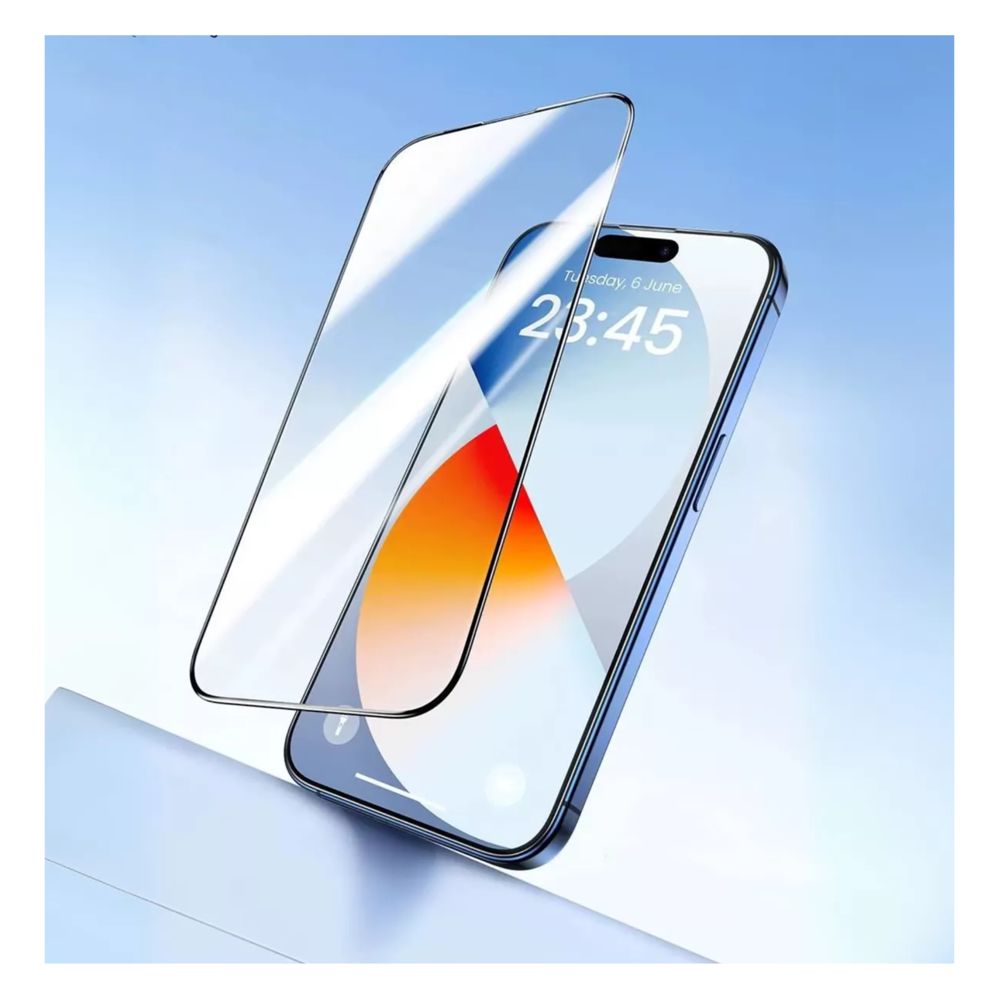 MR.GADGETS Mica Protectora de Pantalla Cristal de Vidrio Templado 9D Premium para iPhone 16e 