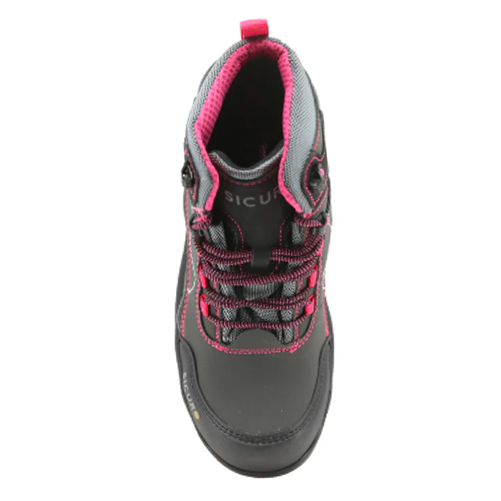Bota Industrial Dieléctrica Para Mujer Sicuro Si50 Gris Rosa Casquillo Poliamida