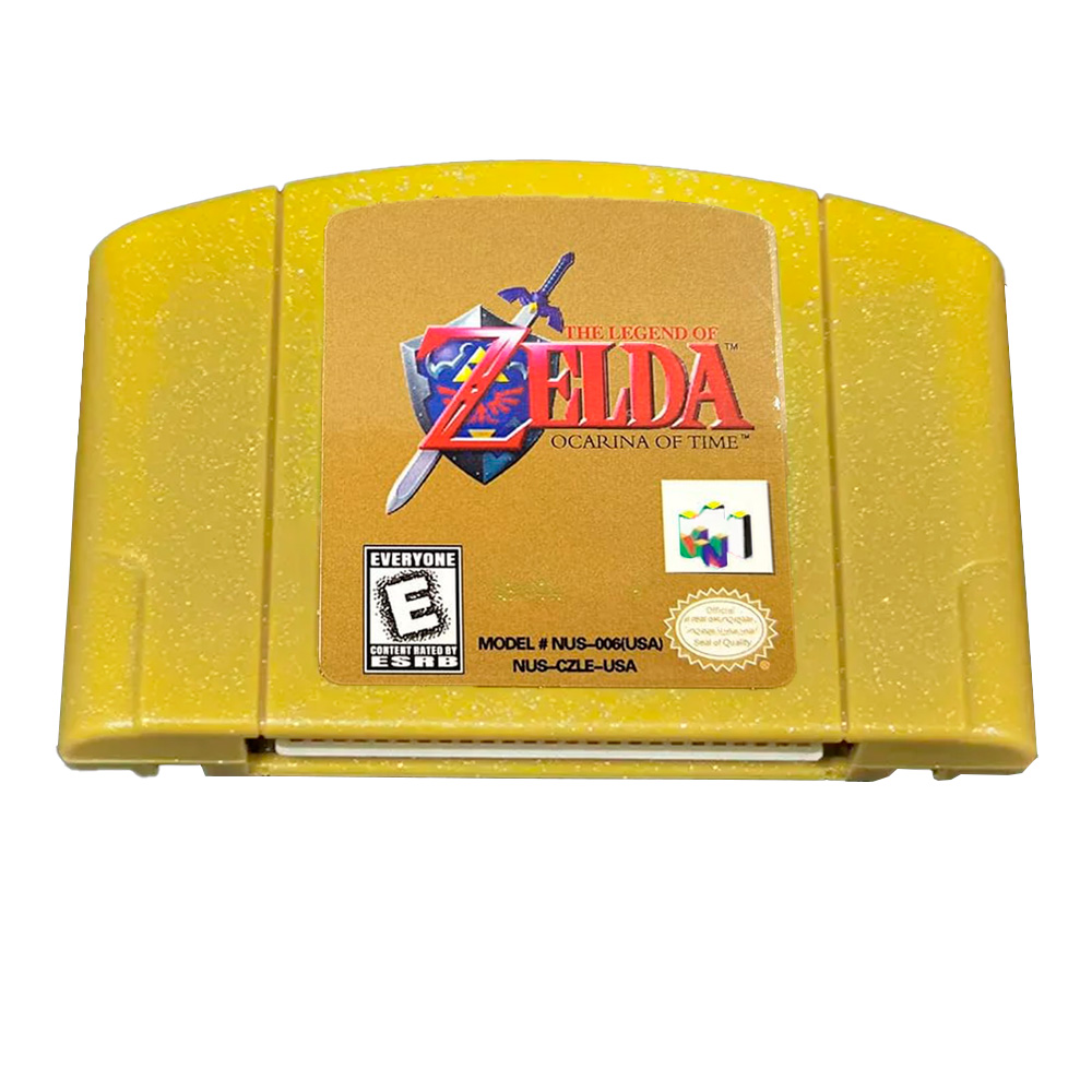 The Legend Of Zelda Ocarina Of Time N64 Físico Dorado