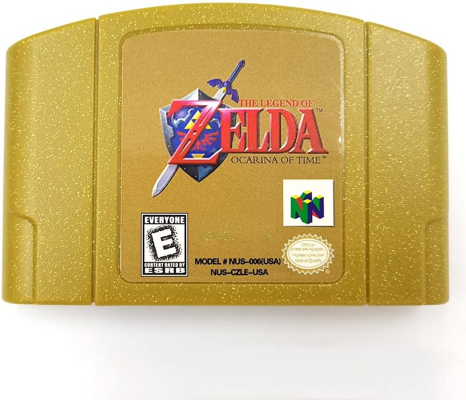The Legend Of Zelda Ocarina Of Time N64 Físico Dorado
