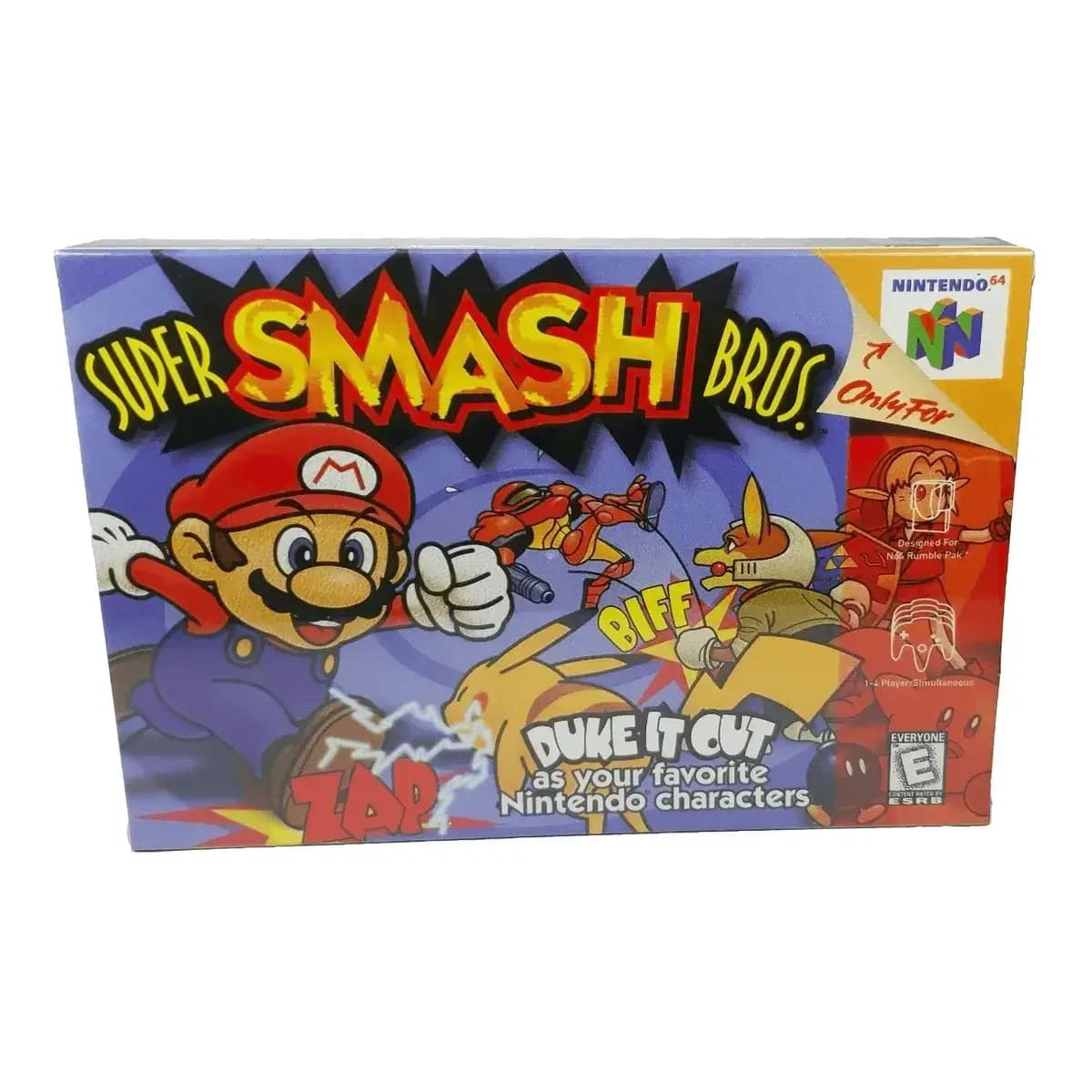 Super Smash Bros Standard Edition Nintendo 64 Físico En Caja.