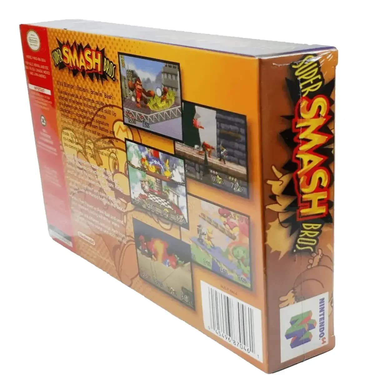 Super Smash Bros Standard Edition Nintendo 64 Físico En Caja.