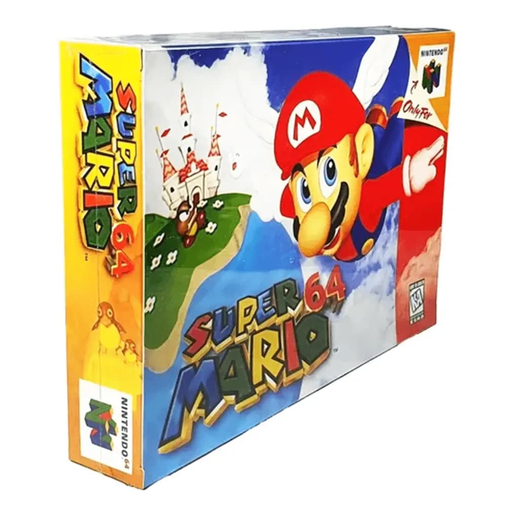 Super Mario 64 Físico En Caja Con Manual Nintendo 64