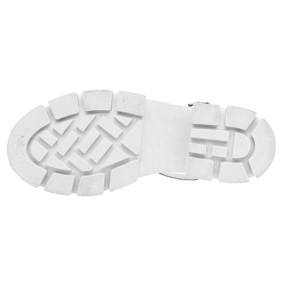 SANDALIA PLATAFORMA 7 CM MUJER MORAMORA AIDE BLANCO NAIROBI 