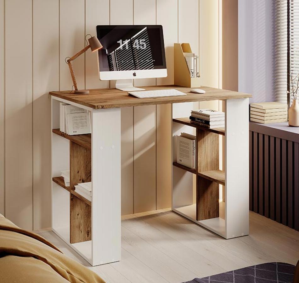 Escritorio para dormitorio Madera con Blanco 