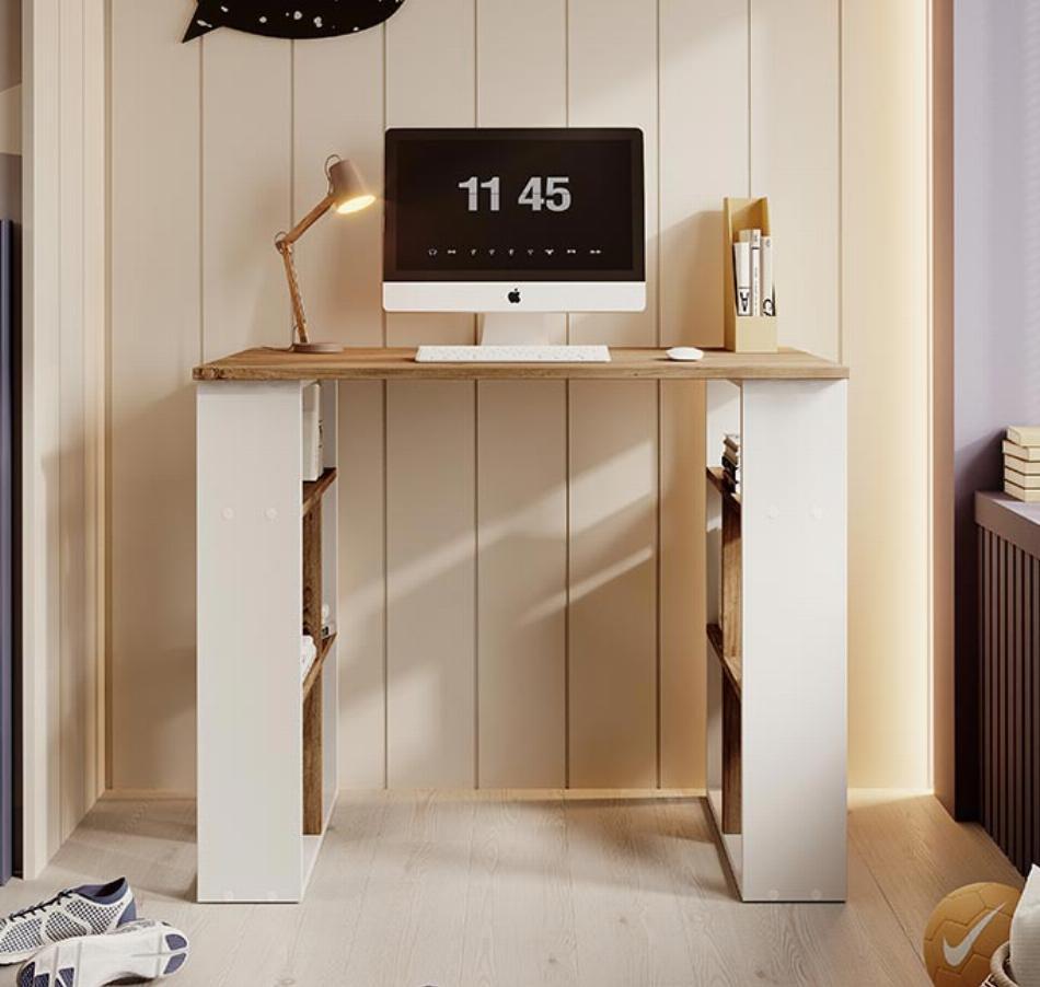 Escritorio para dormitorio Madera con Blanco 